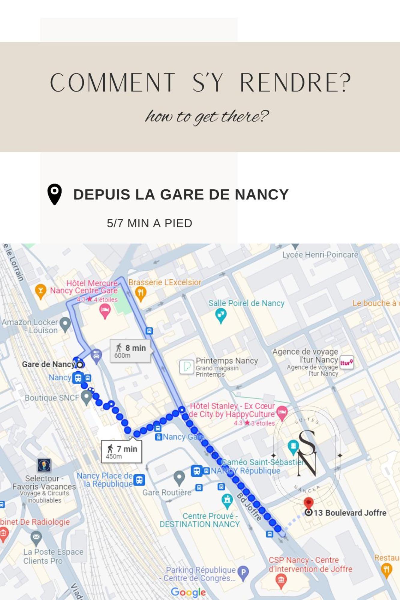 Vue Sur Le Palais - Nancy Gare Congres - Parking - T3公寓 外观 照片