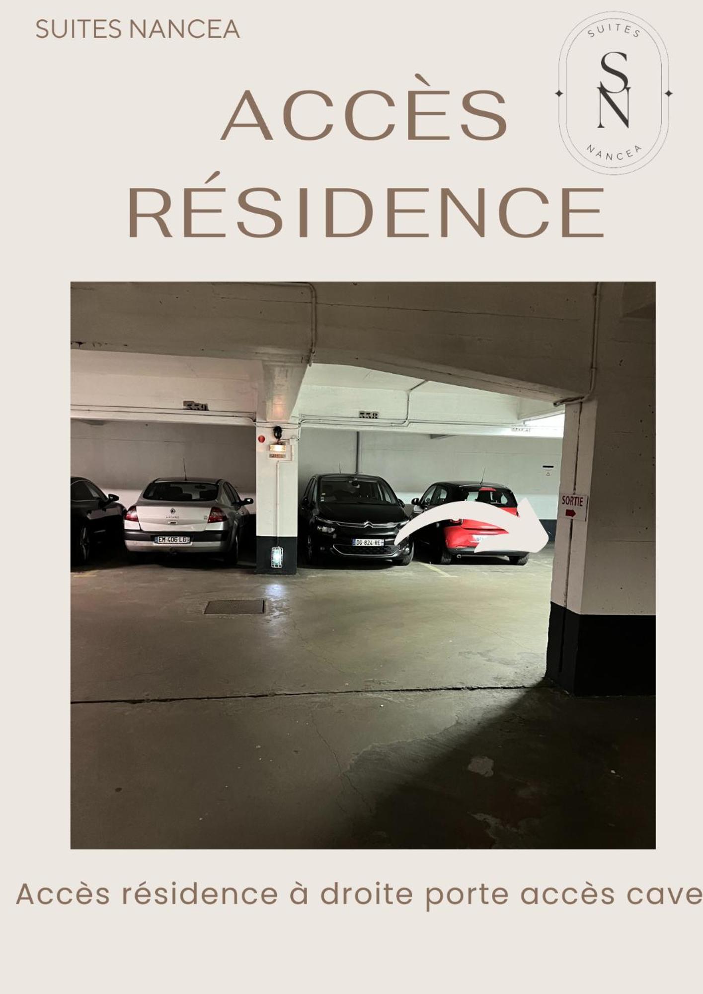Vue Sur Le Palais - Nancy Gare Congres - Parking - T3公寓 外观 照片