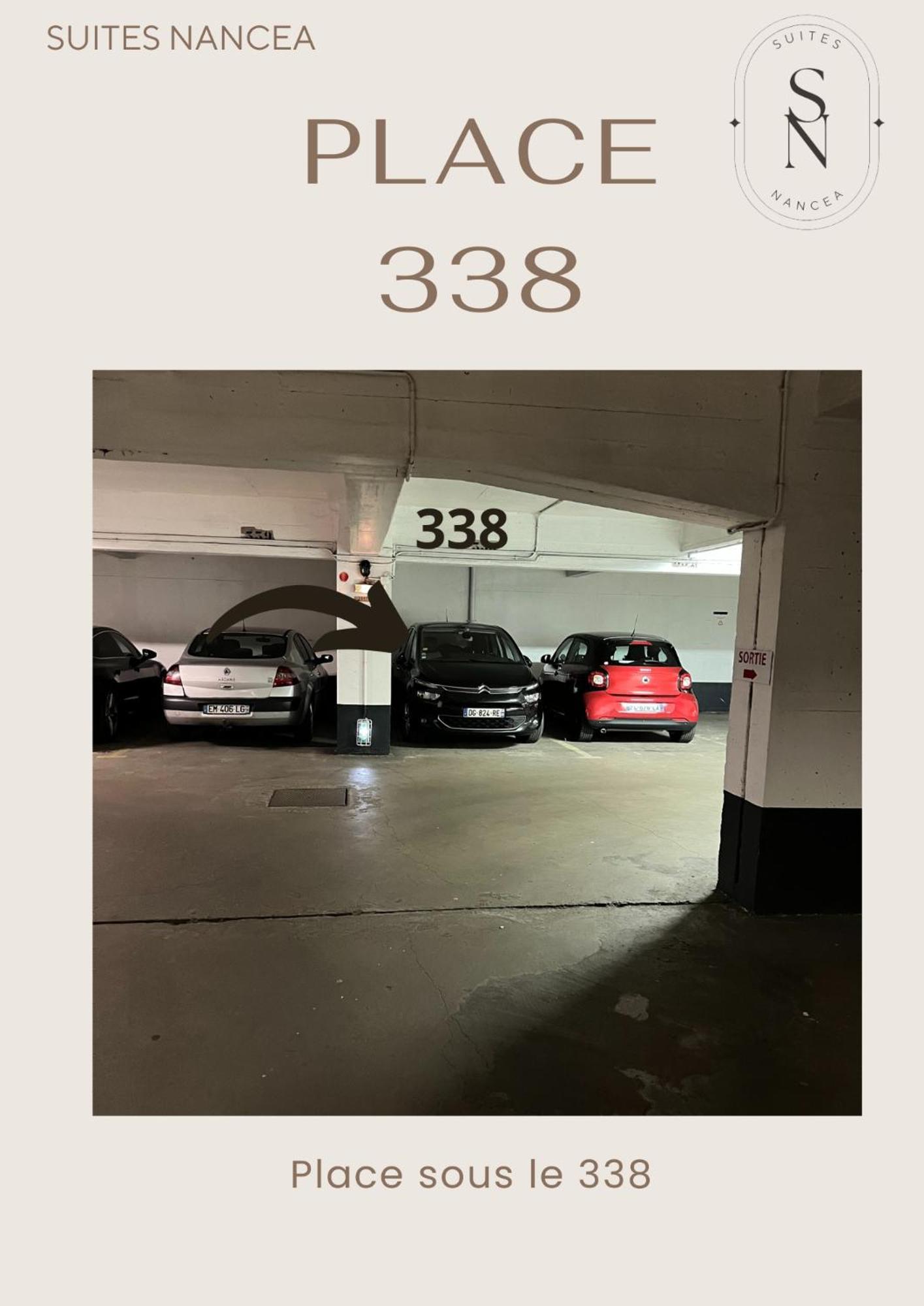 Vue Sur Le Palais - Nancy Gare Congres - Parking - T3公寓 外观 照片